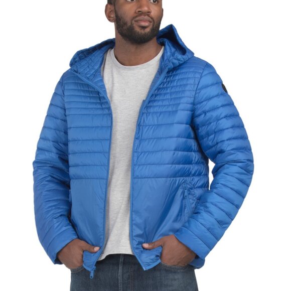 PAJAR Atlantic Blue Eriksson Hooded Packable Puffer Jacket - Picture 1 of 2